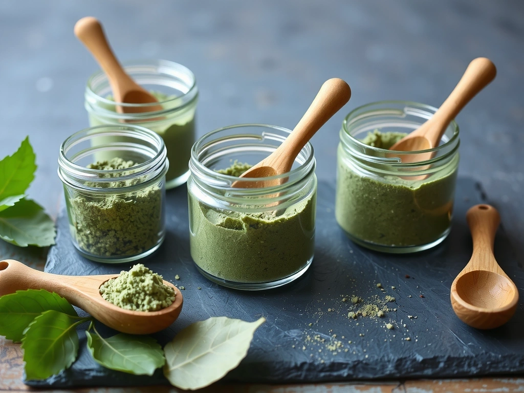 Green superfood powder collection